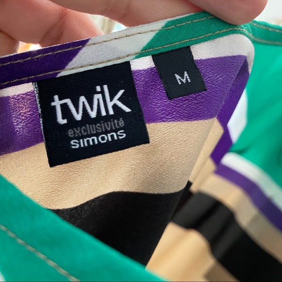 TWIK Striped Box Top - Picture 2 of 4